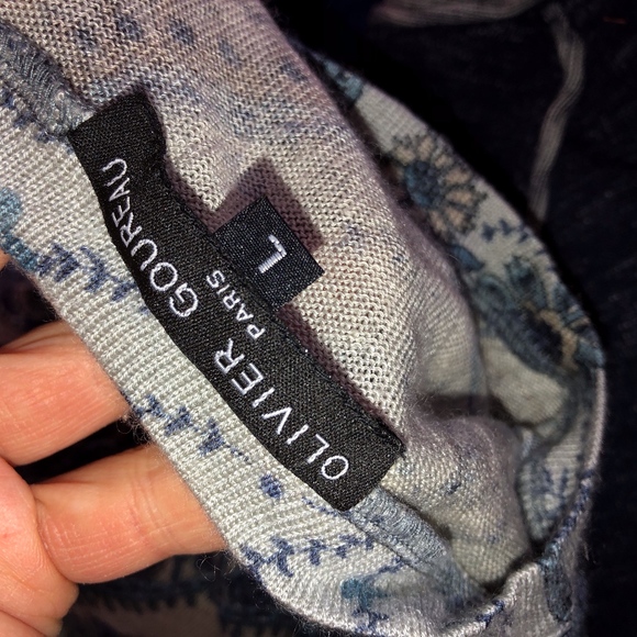 OLIVIER GOUREAU 50%silk/50cashmere sweater - Picture 3 of 8